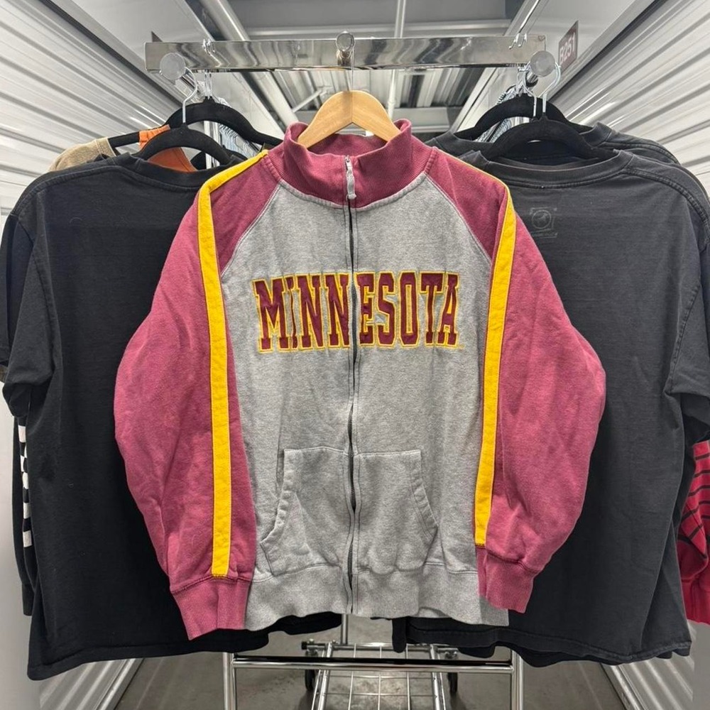 Vintage 2000's Streetwear Essential Minnesota College Striped Sweater